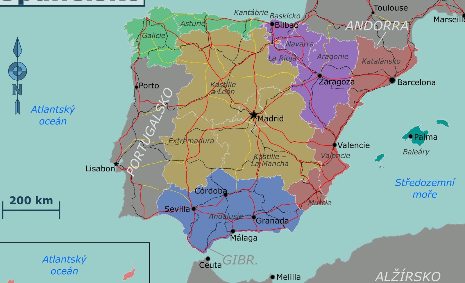 Regions of Spain